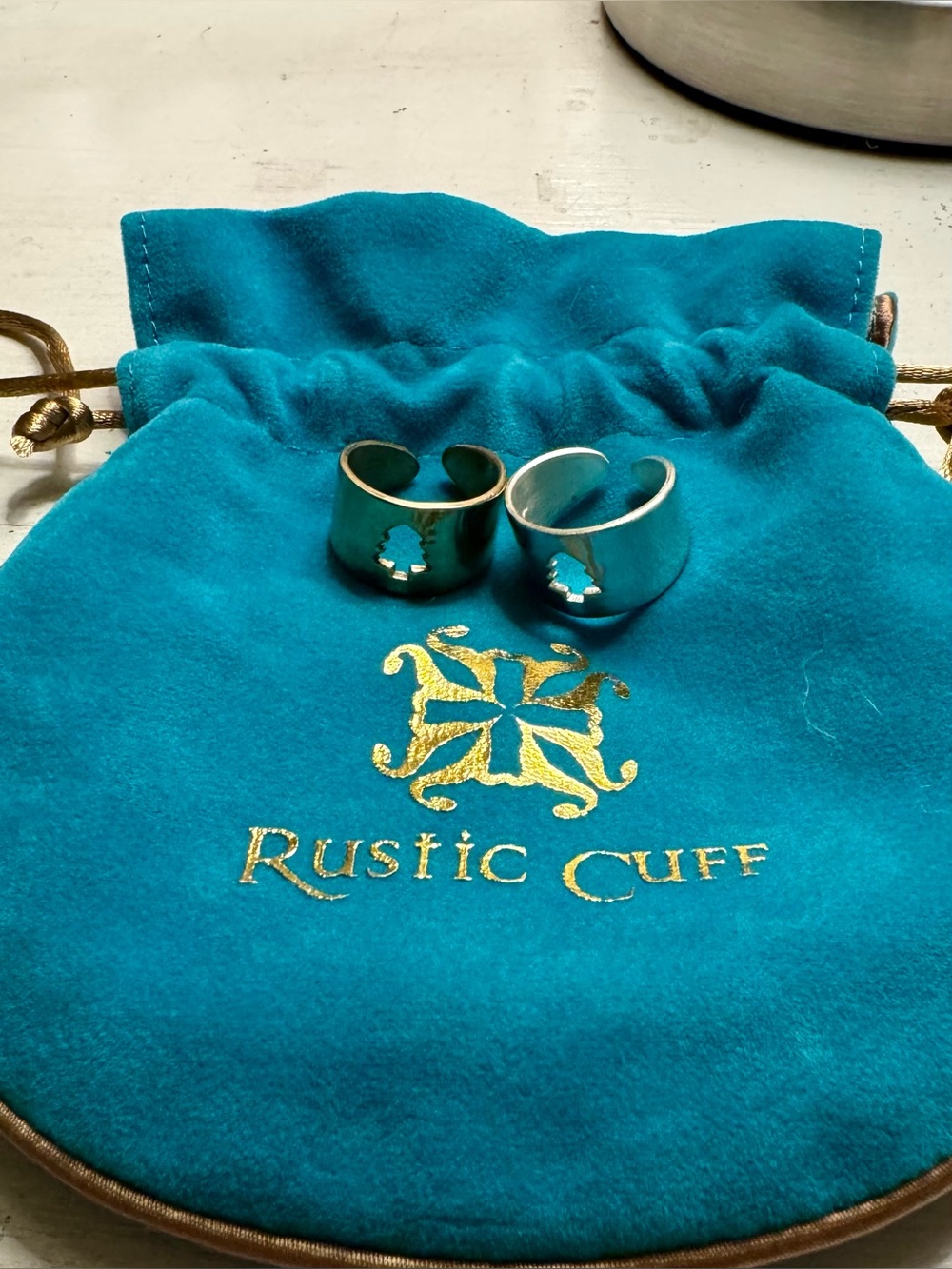Rustic Cuff Ring Set
